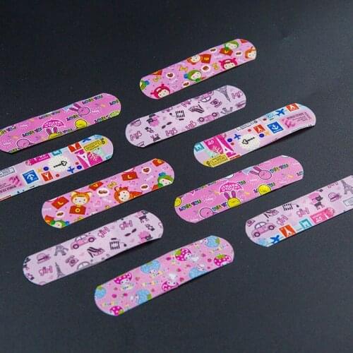 100Pcs Waterproof Wound Plaster Medical Bandage Cute Cartoon Band Aid Hemostasis Adhesive Bandages for Kids Children