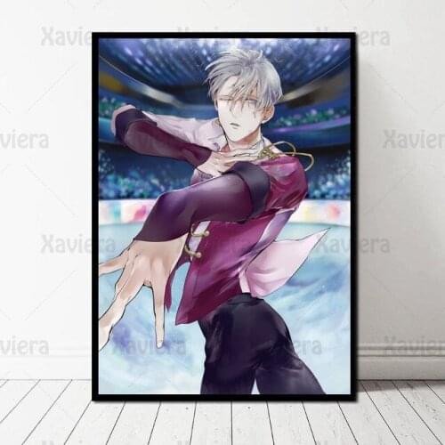 5D Diamond Painting Home Decoration Embroidery Yuri On Ice Japanese Animation Painting Picture Full Diamond Cross Stitch Mural