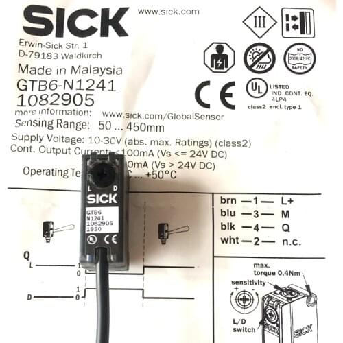 SICK Switch GTB6-N1241 1082905 Brand new original