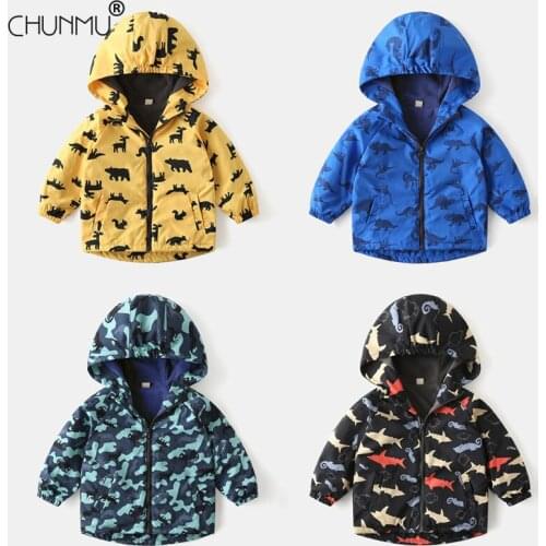 Kids Baby Boys Jacket 2021 Autumn Winter Children Plus Fleece Jackets For Boys Windproof Outerwear Coat For Boys Jacket