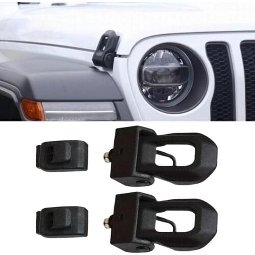 Hood Latches Fit For Jeep Hood Lock Catch Latches Kit Car Accessories
