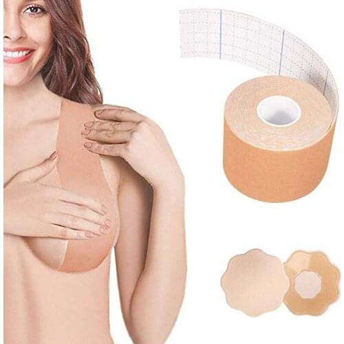 Hot Sell Body Invisible Bras Nipple Cover Breast Lift Tape Strapless Push Up Sticky Bar Women Lift Shape Boob Tape Sexy Lingerie