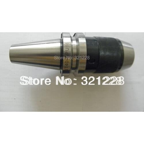 Integrated keyless drill chuck 1-16mm BT40-APU16
