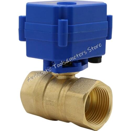 DN15 DN20 DN25 Brass Two Way Electric Ball Valve CR01 CR02 CR03 CR04 DC9-24V 12V AC220V motorized valve for water