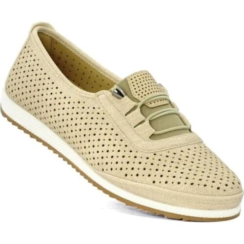 LETAO Women Cream and Black Orthopedic Daily Casual Outsole Heel Spurs Jelli Orthopedic Shoes