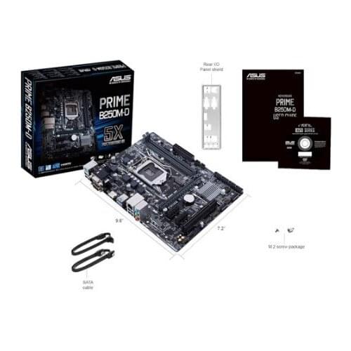 New original motherboard for for ASUS PRIME B250M-D LGA 1151 DDR4 32GB USB2.0 USB3.0 VGA HDMI B250 Desktop motherboard