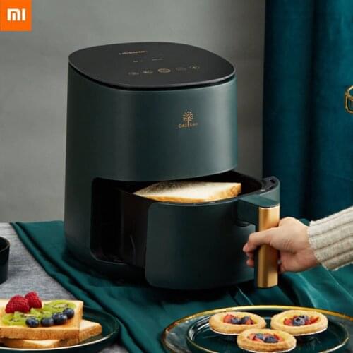 New Xiaomi 2.5L 1400W/220V Electric Deep Fryer Air Fryer Electric No Oil Free Health Oven Timer Temperature Control Power
