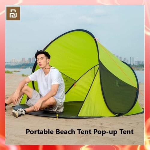 Xiaomi Portable Beach Tent Pop-up Tent Summer Sea Sun Shelters Garden Outdoor Camping BBQ Water-resistant Tent Outdoor