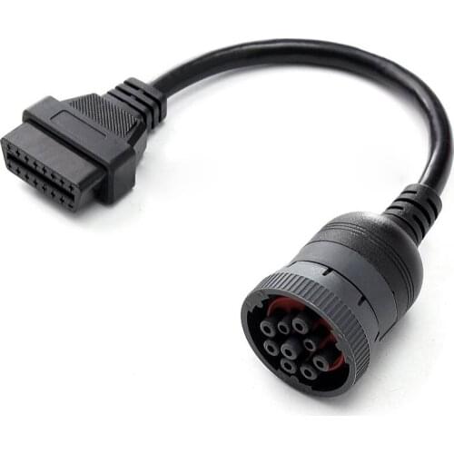 1pcs 16pin to J1939 9pin Deutsch Heavy Duty Car Truck OBD2 OBDII Cable