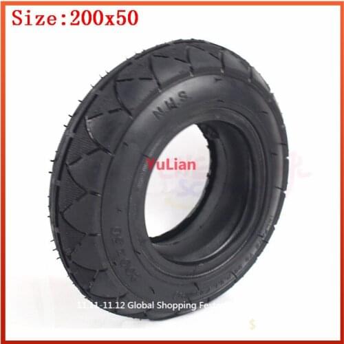 200x50 Solid Tire Tubeless Tyre For Speedtrott GX14 Speedway Mini 3/4 Razor Scooter Front Wheel Solid Explosion-Proof Tire