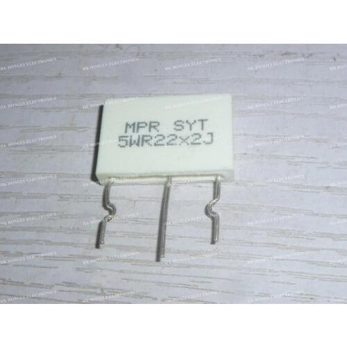 20PCS MPR SYT 5WR22X2J 0.22 ohm 0.22R 5% Resistor