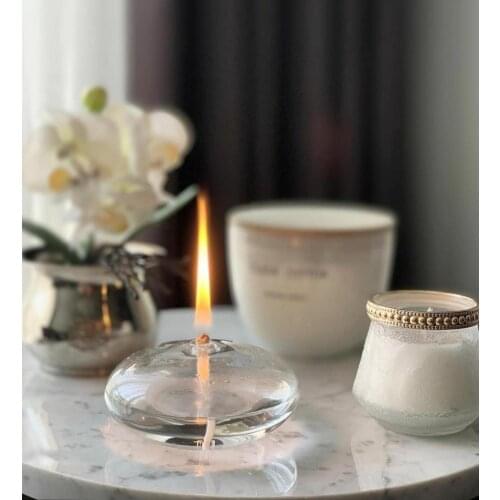 Balcony Table Lanterns Modern Oil Glass Lamp Lampion Small Winter Garden Home Decor Fantastic Birthday Party Inspiration