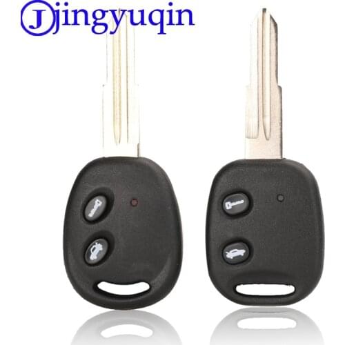 Jingyuqin 2 Buttons Remote Car Key Shell Cover Case For Chevrolet Epica Uncut Blade