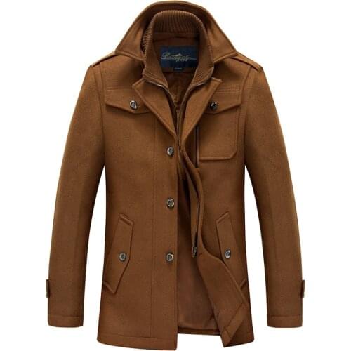 CINESSD Mens Wool Coats