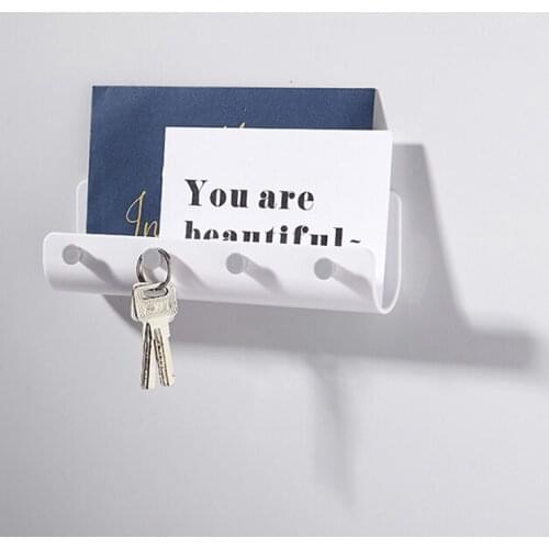 Key Holder Wall Hook Creative Kitchen Bathroom Hanger Storage Hook Towel Rack