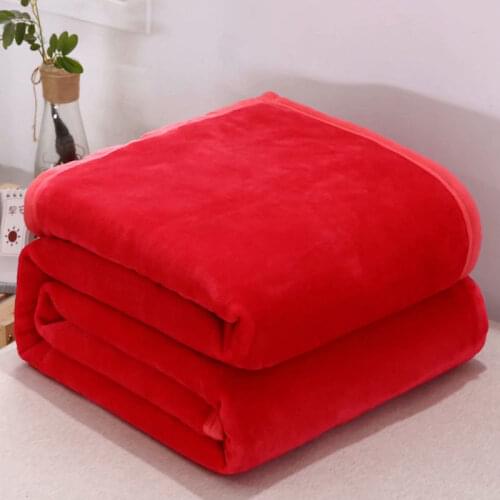 Double Coral Fleece Blanket for Bed Lamb Flannel Blanket Quilt Winter Warm Bedspread Bed Cover Sofa Throw Blanket Drop Shipping