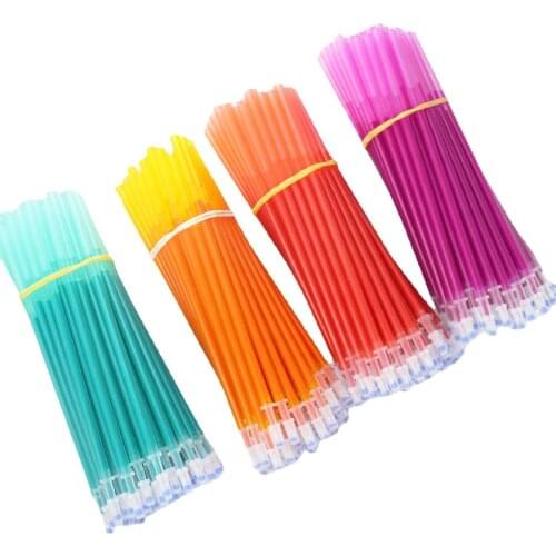 Ellen Brook 20 Pcs/Set Office Gel Pen Magic Erasable Refill 0.5mm Candy Color Ink School Office Supplies Writing Tool Stationery