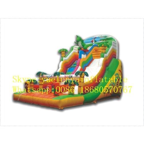 Factory direct Inflatable slide,Inflatable castle,Jungle slides, dinosaur slide KY-22
