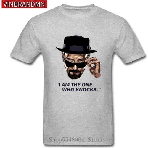 Heisenberg I am the one who knocks T shirt Men Women Casual Breaking Bad Walter White Cook Tshirt for Male Cotton Unisex T-Shirt