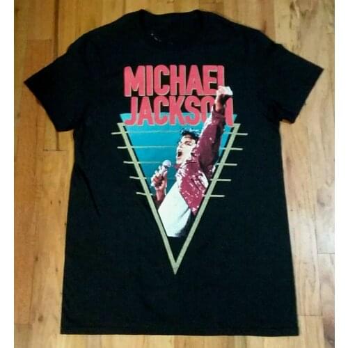 Michael Jackson Concert Photo T-Shirt. Summer Cotton Short Sleeve O-Neck Mens T Shirt New S-3XL