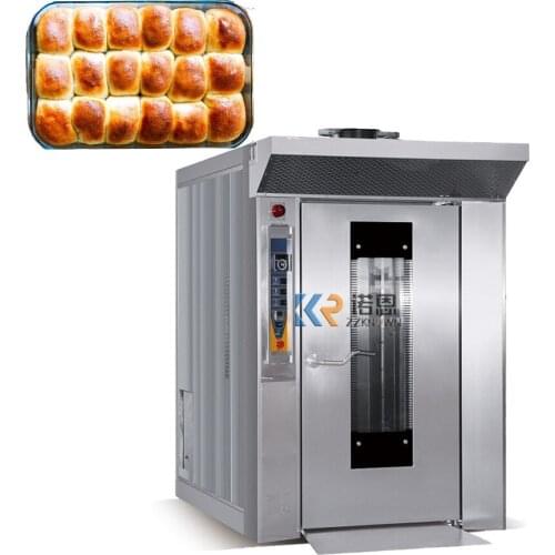 201 Stainless Steel Gas/ Electric Cake Convection Oven Bakery Prices12Trays Pizza Bread Air Fryer Rotary Toaster Ovens