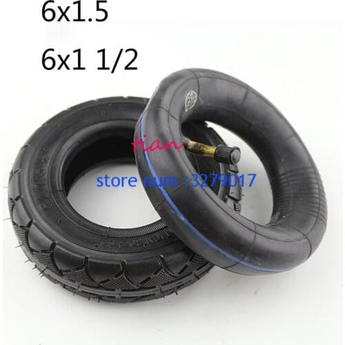 Good quality 6X1.5 tires 6 Inch Tyre & Inner Tube Set for Electric Scooter Wheel Chair Truck 6*1 1/2