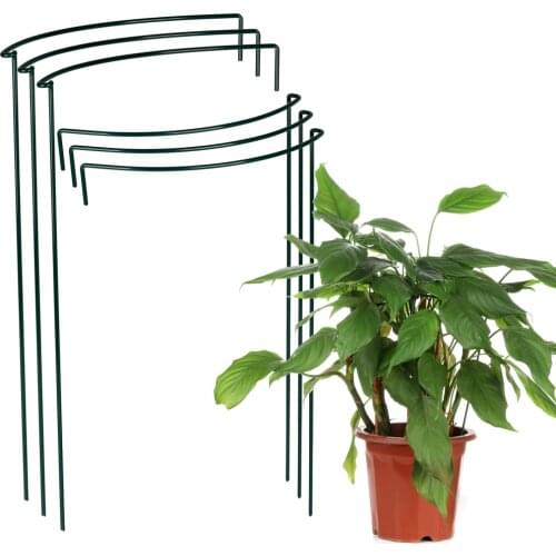 Bracket Plant Support Stake Climbing Vine Rack Gardening Stand Flower Holder 40CM Plastic Coated