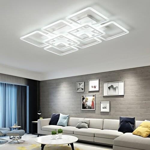 Square Acrylic LED Ceiling Lights Living room bedroom dining room ceiling lamps Business & office Lighting fixture