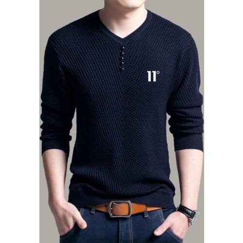 2021 New Mens Long-sleeved Top T-shirt Casual Street Printing T-shirt Business Simple Spring And Autumn Mens Shirt Top