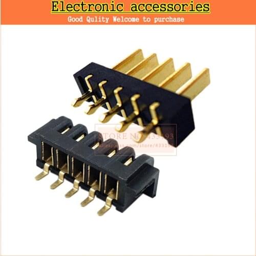 NEW 5P Inner battery connector holder Cilp contact pitch 2.5mm male and female plug for laptop
