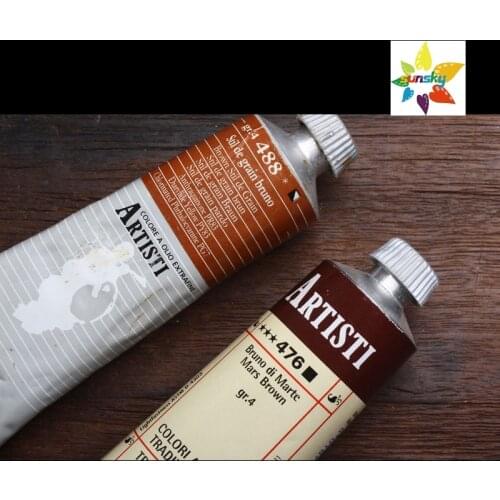 Original Italy Maimeri Artisti Oil colour saturated and bright tubular 60ml single 102 colors Self selected Art supplies