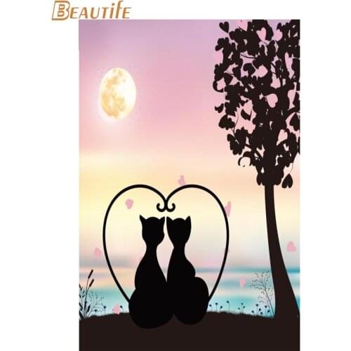New Arrival Silhouette Poster Cloth Silk Poster Home Decoration Wall Art Fabric Poster Print 30X45cm,40X60cm.50X75cm,60X90cm