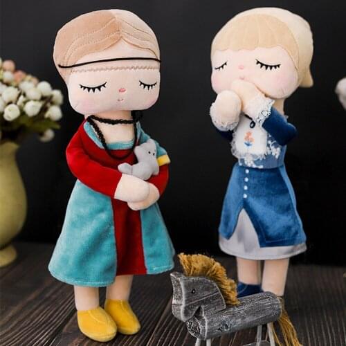Metoo Plush Doll For Children Girls Birthday Christmas Gift Cartoon Toys Famous Painting Series Doll Toy for Kids Stuffed Toys