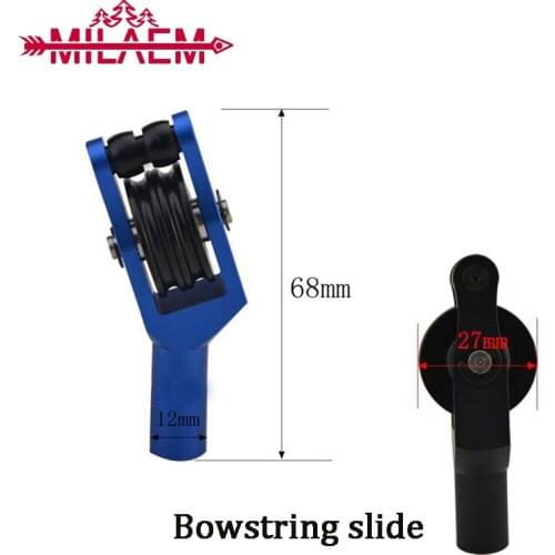 Archery Compound Bow 3 Color Cable Slide Bowstring Splitter Aluminum Alloy Bowstring Separator Bow and Arrow Hunting Accessories