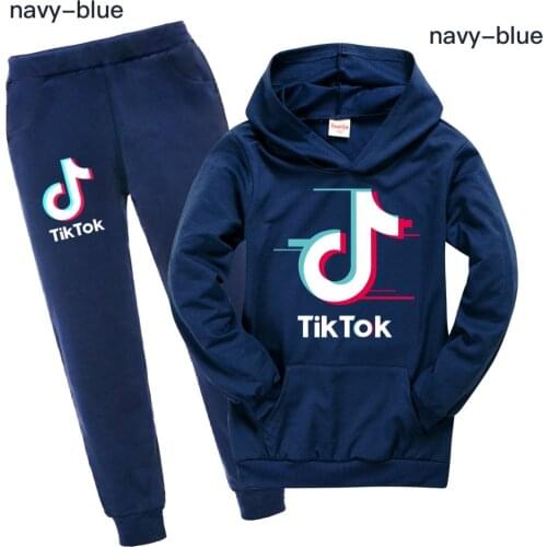 TIK TOK Hot Spring Autumn Baby Boys and Girls Clothes Children Sports Sets Toddler Fashion Clothing Kids Tracksuits suit