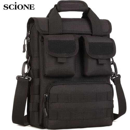 Outdoor Tactical Shoulder Bags Toolkit Crossbody Bag Climbing Travel Camping Hunting MOLLE Handbag Military Nylon Bag XA147WA