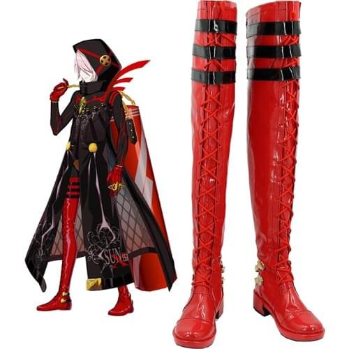 Unisex Anime Cos Fate/Grand Order FGO Saber Karna Santa Cosplay Costumes Boots Shoes Halloween Christmas Party Custom Made