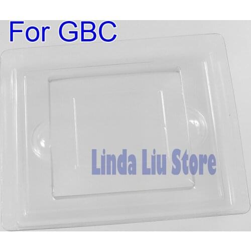 100pcs for Gameboy Color GBC game console Insert Inner Tray Inlay Japan version Clear Plastic Game Card Cartridge Cases Boxes