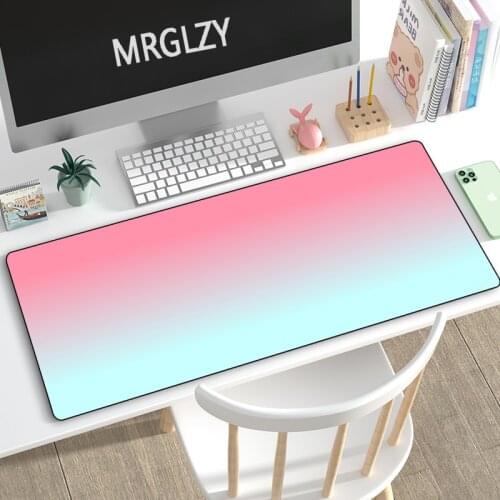 400X900MM Cute Girly Heart Mouse Pad Comtuper Pink DeskMat XXL Large Mousepad Gaming Accessoroes Laptop Gamer Keyboard MausMat