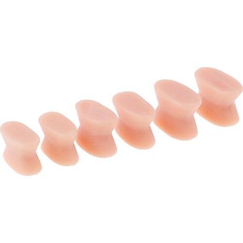 Silicone Gel Toe Separator Bone Orthotic Straightener Inserts for Bunion Corrective Hallux Valgus Thumb Overlapping Repair 2pcs