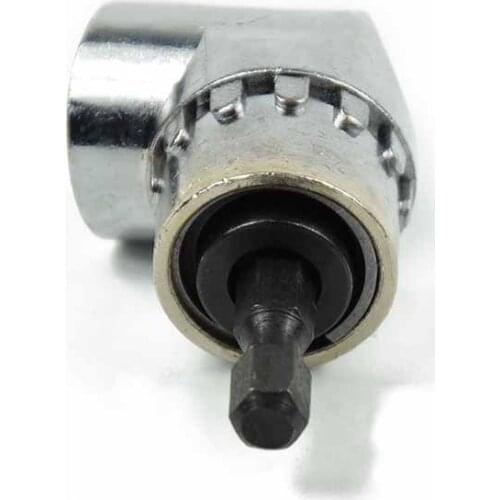 105 Degree Angle Drill Adapter Right Angle Screwdriver Extended Electric Drill Attachment 1/4 Inch Hex Bit