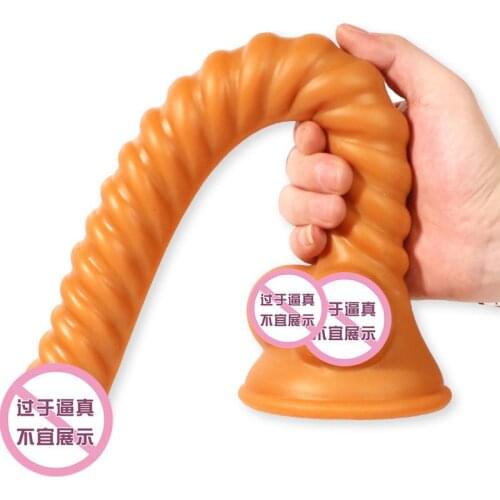 2020 Long Soft Anal Plug Big Butt Plug Prostate Massager Vaginal Anus Dilator Erotic Anal Sex Toy For Men Women Gay Sex Products