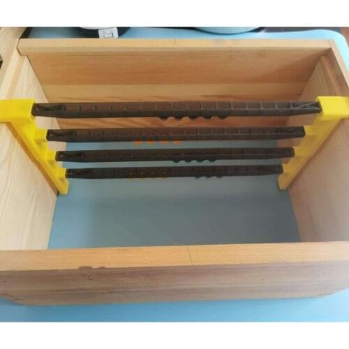 50LB Beekeeping Queen Rearing Cell Cup Holder 15 Holes Frame Base Bar with 50pcs Cups