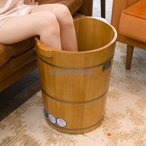 Oak Foot Washing Cask Foot Soaking Cask Household Foot Bath Cask Foot Soaking Basin Cask Health Preserving Cask Pac