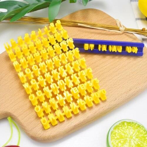 Alphabet Cookie Mold Fondant Cake Decorating Embosser Mould Sugar Paste Chocolate Words Printing Dessert Baking Mold