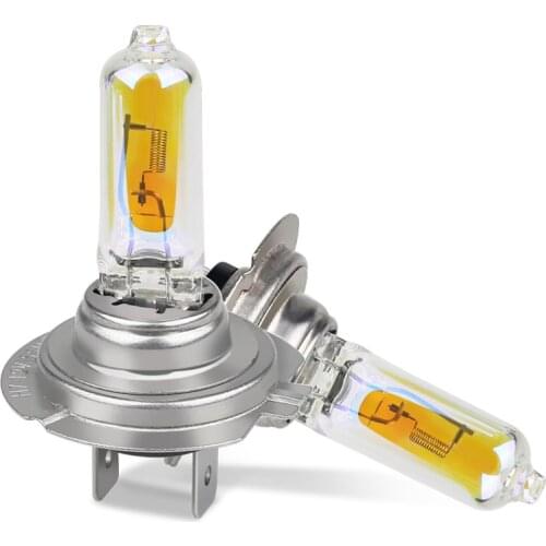10pcs h7 2300k Golden Yellow Halogen Bulb lights H7 12V 55W Auto Car Headlight Bulb Halogen Fog Lights Auto Accessory