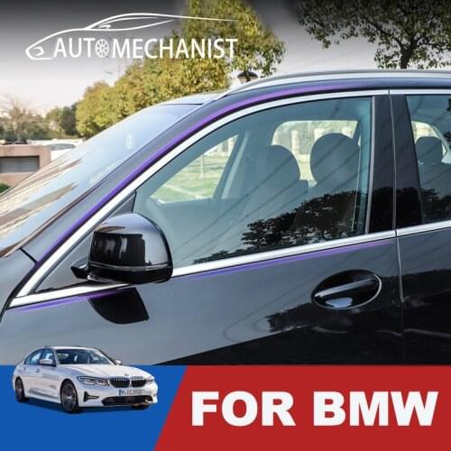 Chromium Styling Car Sticker For Car Door Trim Protector Stickers For Bmw E36 F10 E60 F30 X5 E70 E90 3 5 7 Series Exterior Parts