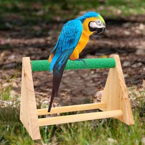 Bird Perch Chicken Perch Nature Bird Stand Trainning Toy For Small Parrot Parakeets Cockatiels Chick