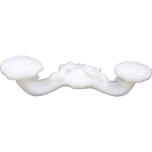 Chinese Hand-carved Natural Jade Han White Jade Decoration