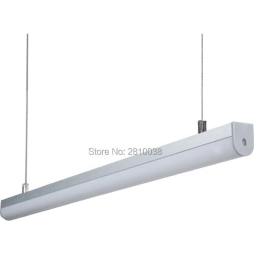 20 X 1M Sets/Lot Half circle shape led aluminum profile channel and U type led extrusion housing for ceiling wall lamps